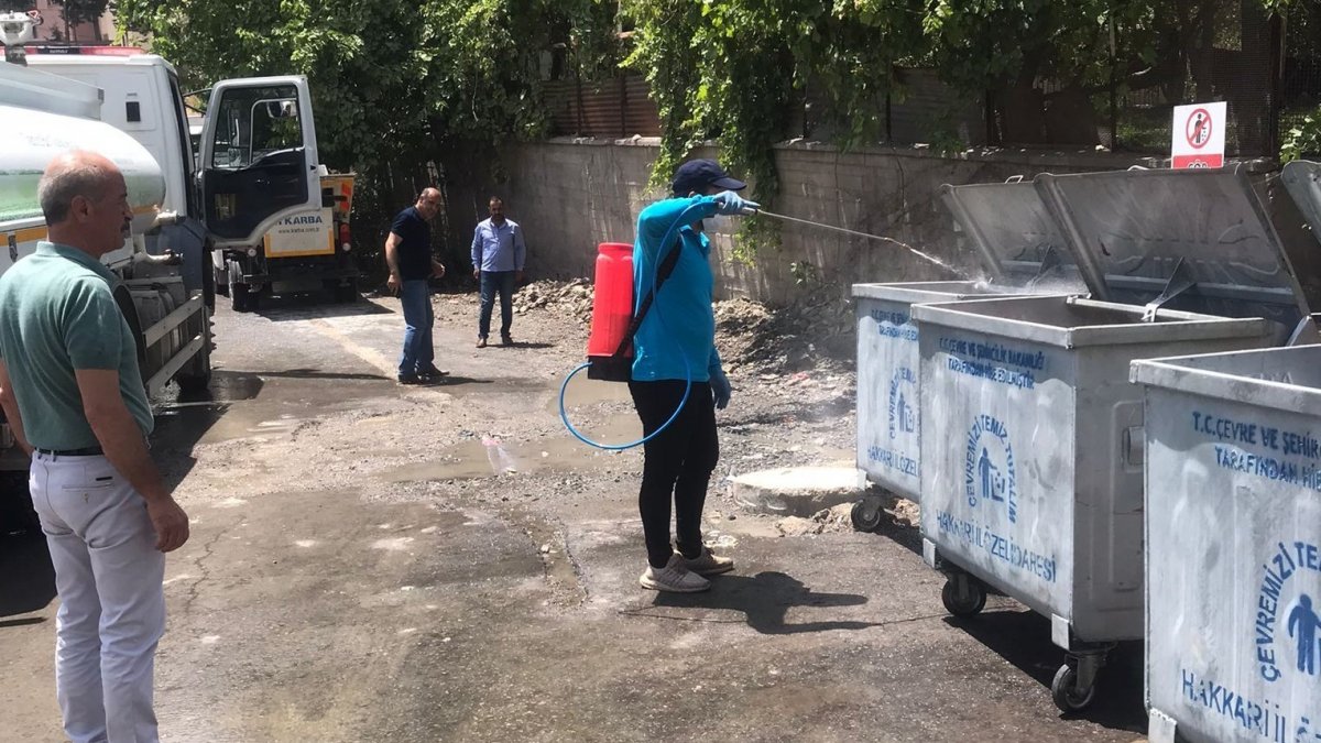 Hakkari Belediyesinden kapsamlı temizlik çalışması