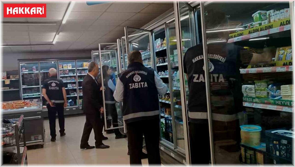 Hakkari Belediyesinden sıkı denetim