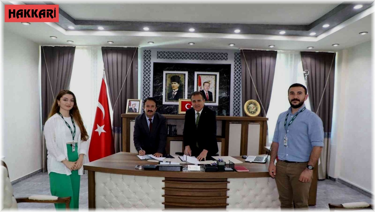 Hakkari Belediyesiyle Yeşilay arasında işbirliği protokolü