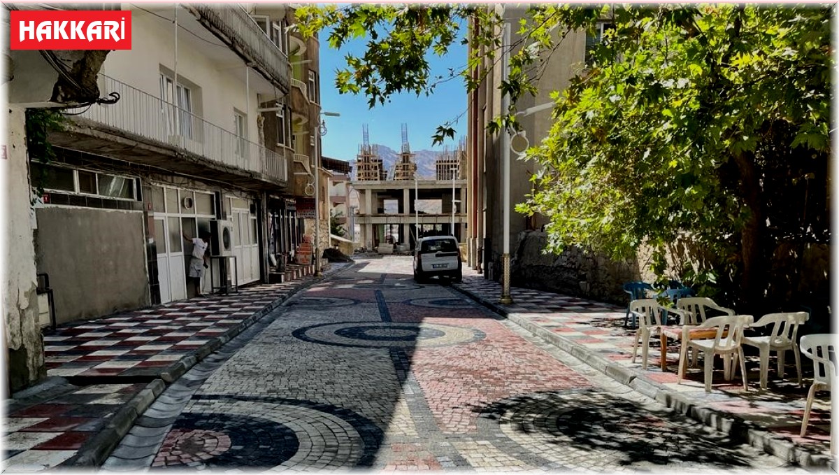 Hakkari caddeleri modern görünüme kavuşuyor