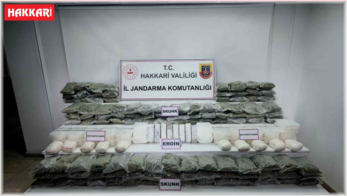 Hakkari'de 109 kilo uyuşturucu ele geçirildi