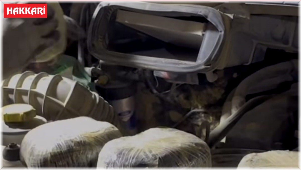 Hakkari'de 12 kilo 260 gram eroin ele geçirildi