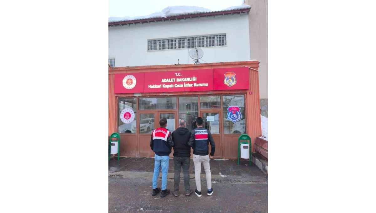 Hakkari'de 13 yıl kesinleşmiş cezası olan şahıs yakalandı