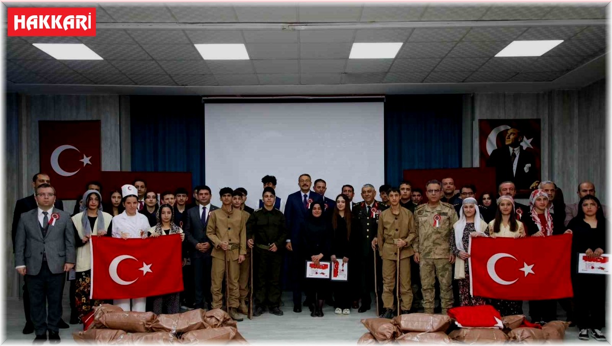 Hakkari'de 18 Mart Çanakkale Deniz Zaferi ve Şehitleri Anma Günü programı