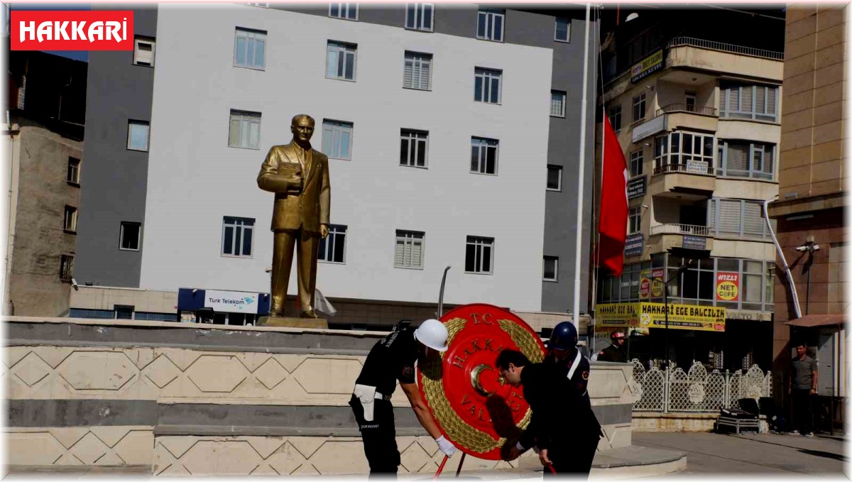Hakkari'de 19 Eylül Gaziler Günü kutlandı