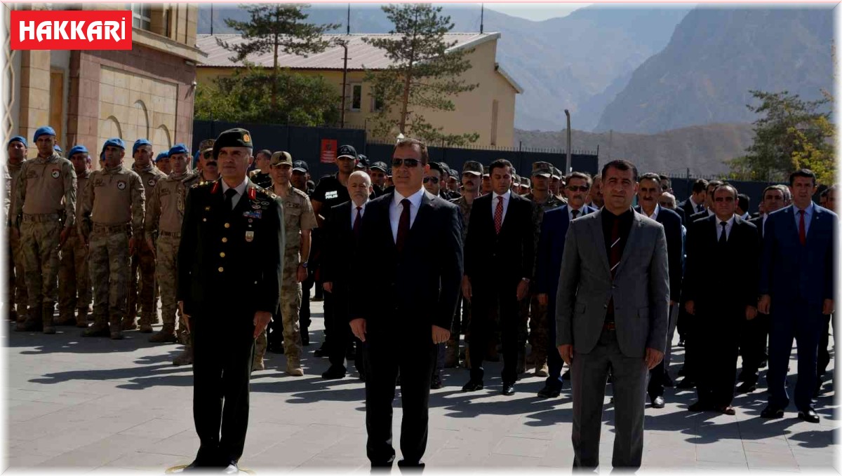 Hakkari'de '19 Eylül Gaziler Günü' kutlandı