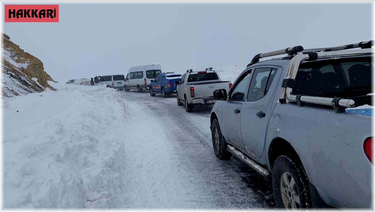 Hakkari'de 196 yerleşim yerinin yolu ulaşıma kapandı