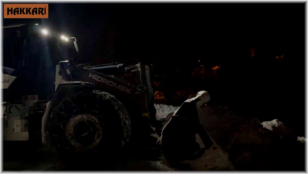 Hakkari'de 20 yerleşim yerinin yolu ulaşıma kapandı
