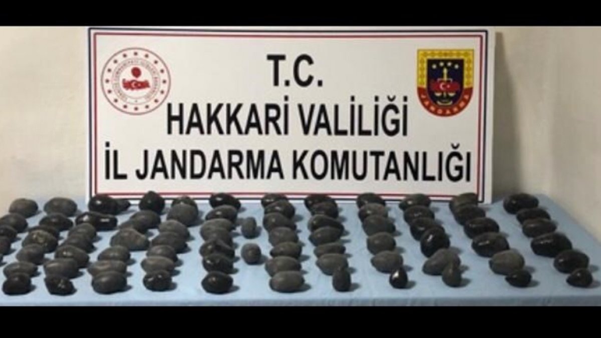 Hakkari'de 23 kilo 300 gram eroin ele geçirildi