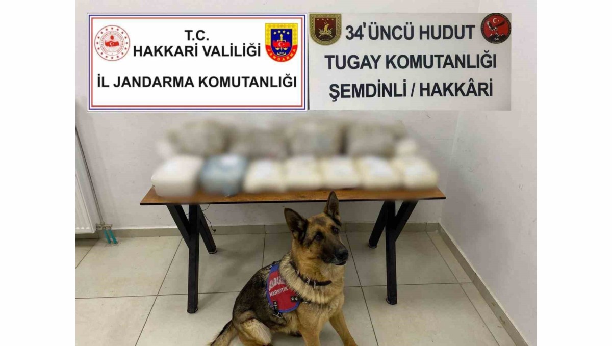 Hakkari'de 23 kilo 650 gram uyuşturucu ele geçirildi