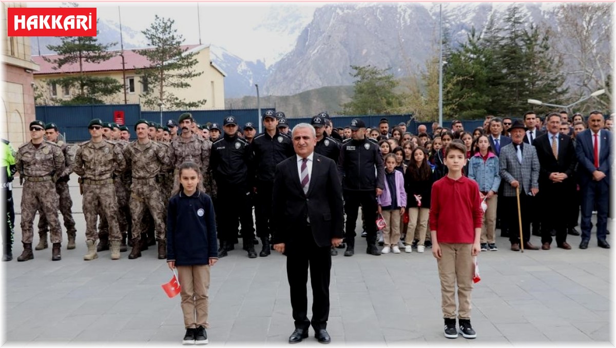 Hakkari'de 23 Nisan etkinliği