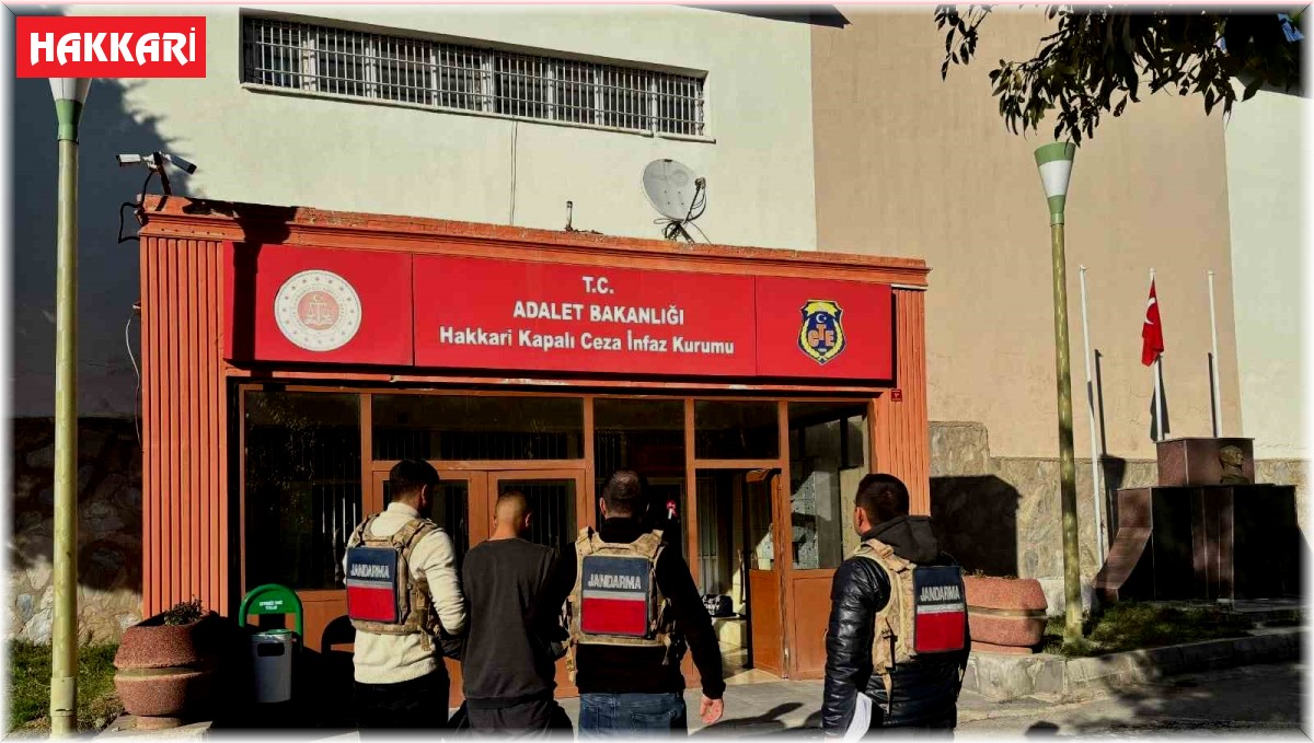Hakkari'de 23 yıl cezası bulunan 1 şahıs tutuklandı