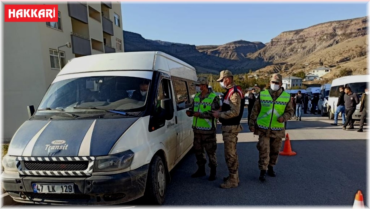 Hakkari'de 244 personelle denetim