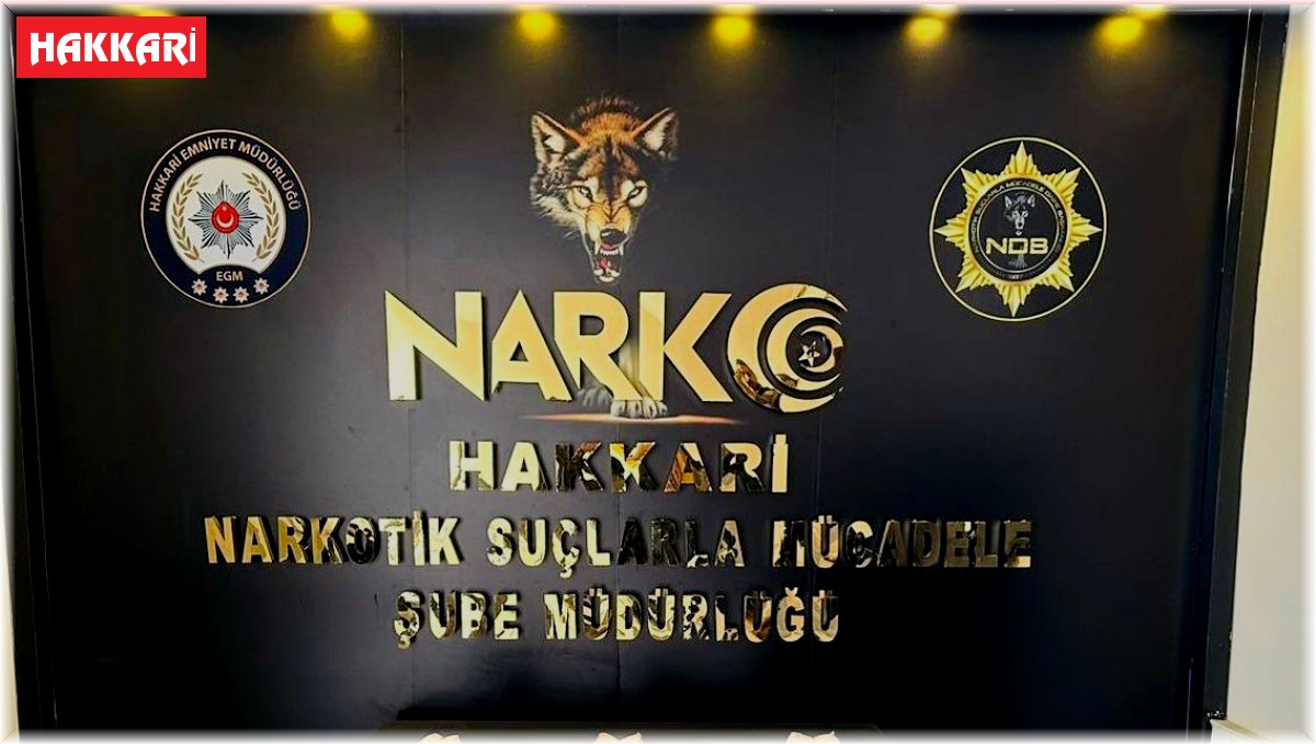 Hakkari'de 28 kilo 100 gram afyon sakızı ele geçirildi