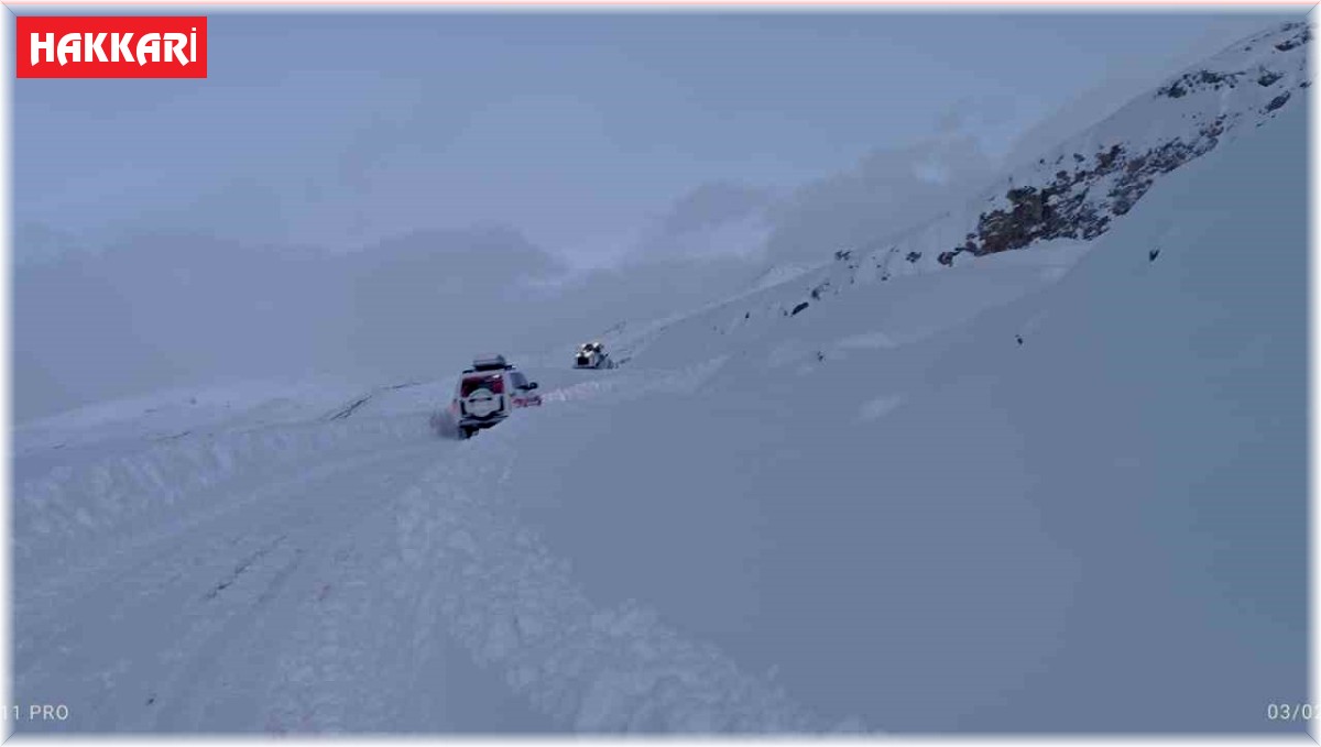 Hakkari'de 287 yerleşim yerinin yolu ulaşıma kapandı