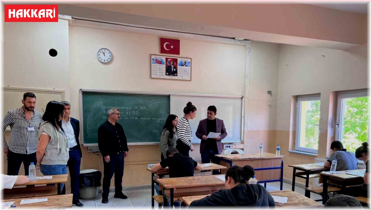 Hakkari'de 3 bin 476 öğrencinin katıldığı LGS sona erdi