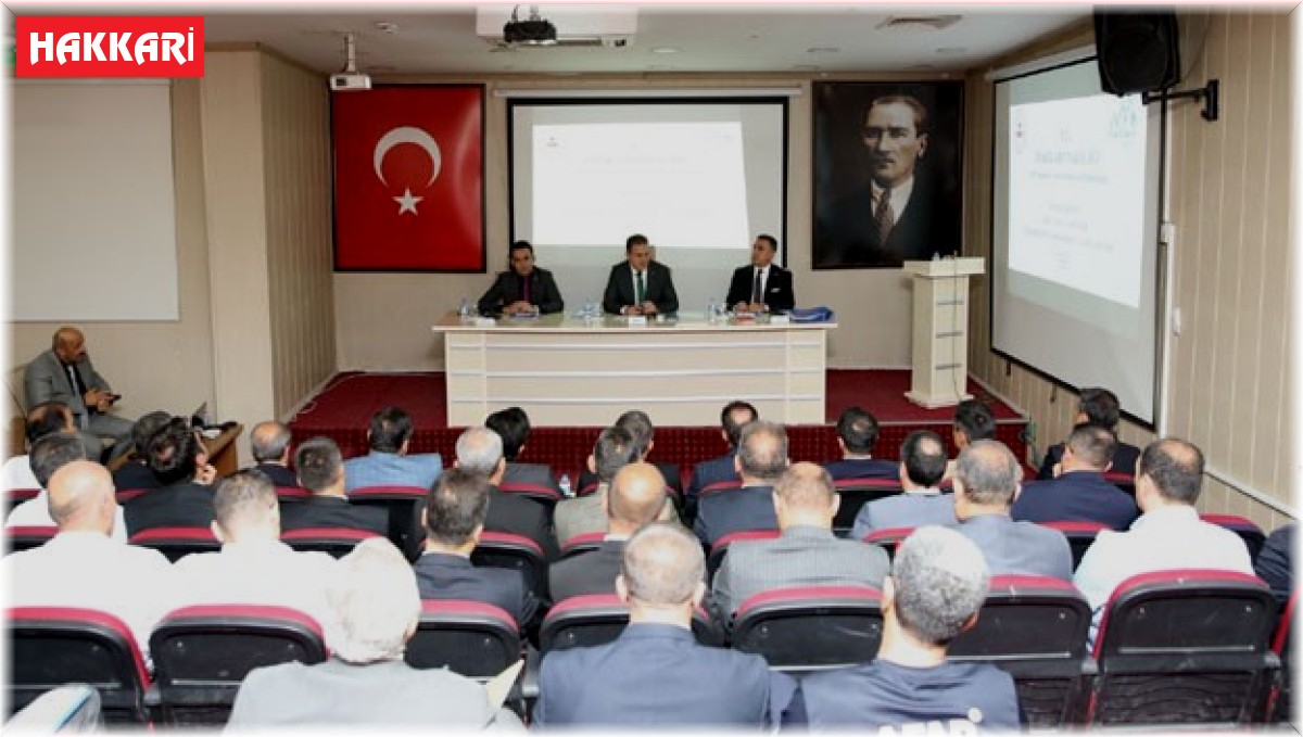 Hakkari'de 3. dönem il koordinasyon kurulu toplantısı yapıldı