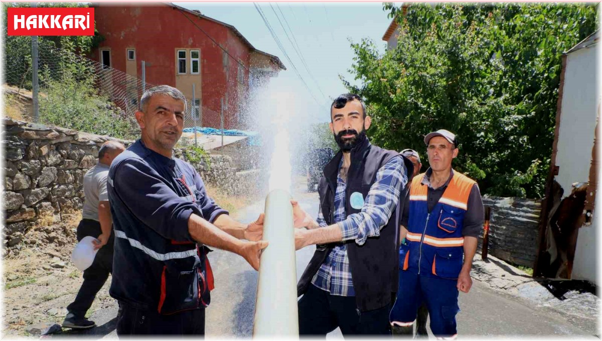 Hakkari'de 3 gün süren su arızası giderildi