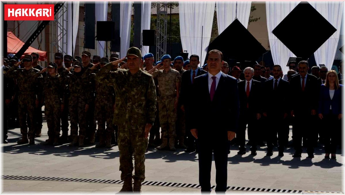 Hakkari'de 30 Ağustos Zafer Bayramı coşkusu