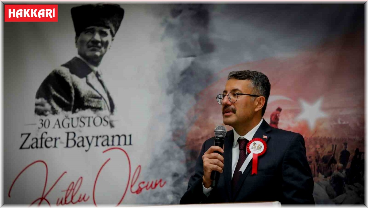 Hakkâri'de 30 Ağustos Zafer Bayramı resepsiyonu