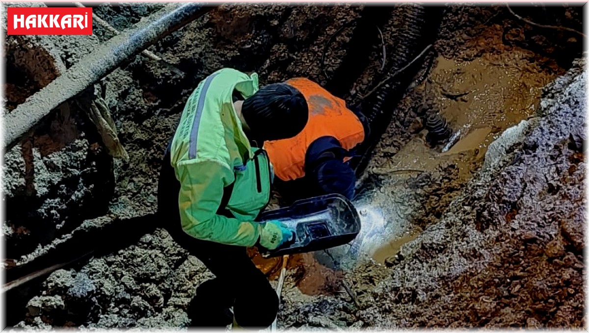 Hakkari'de 300'lük su şebekesi arızalandı