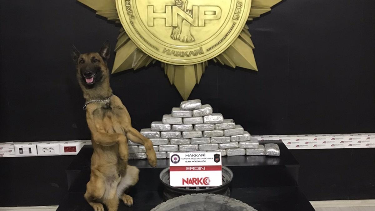 Hakkari'de 32 kilo 200 gram eroin ele geçirildi