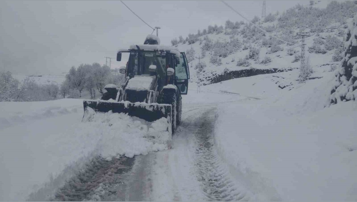 Hakkari'de 34 yerleşim yerinin yolu ulaşıma kapandı