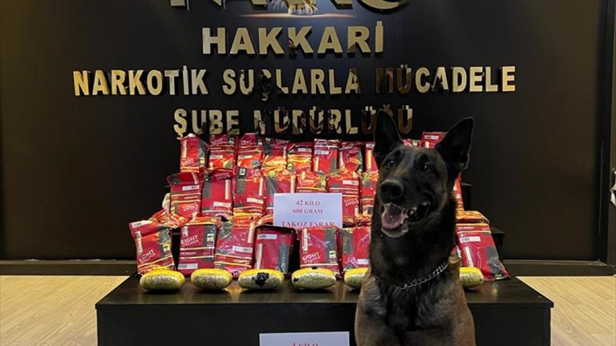 Hakkari'de 47 kilo 400 gram uyuşturucu ele geçirildi