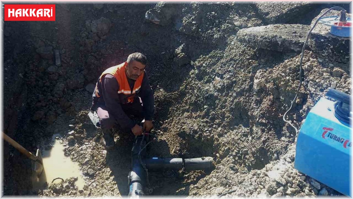 Hakkari'de 6 ayrı noktada su arızası giderildi