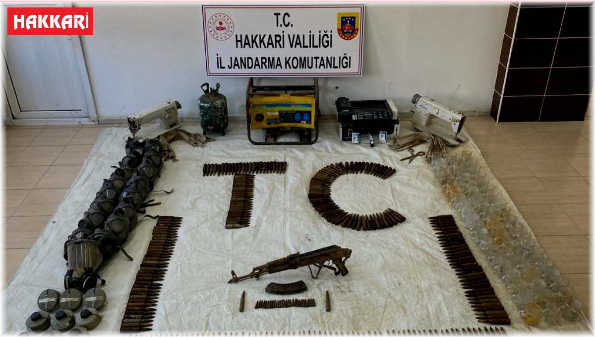 Hakkari'de 7 katlı mağara ve terörist cesedi bulundu