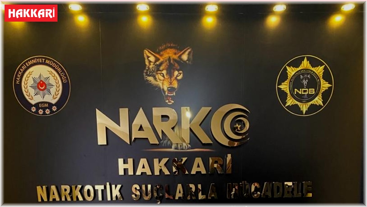 Hakkari'de 7 kilo metamfetamin ele geçirildi