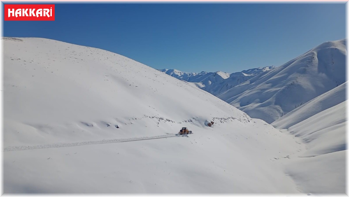 Hakkari'de 74 köy yolu ulaşıma açıldı