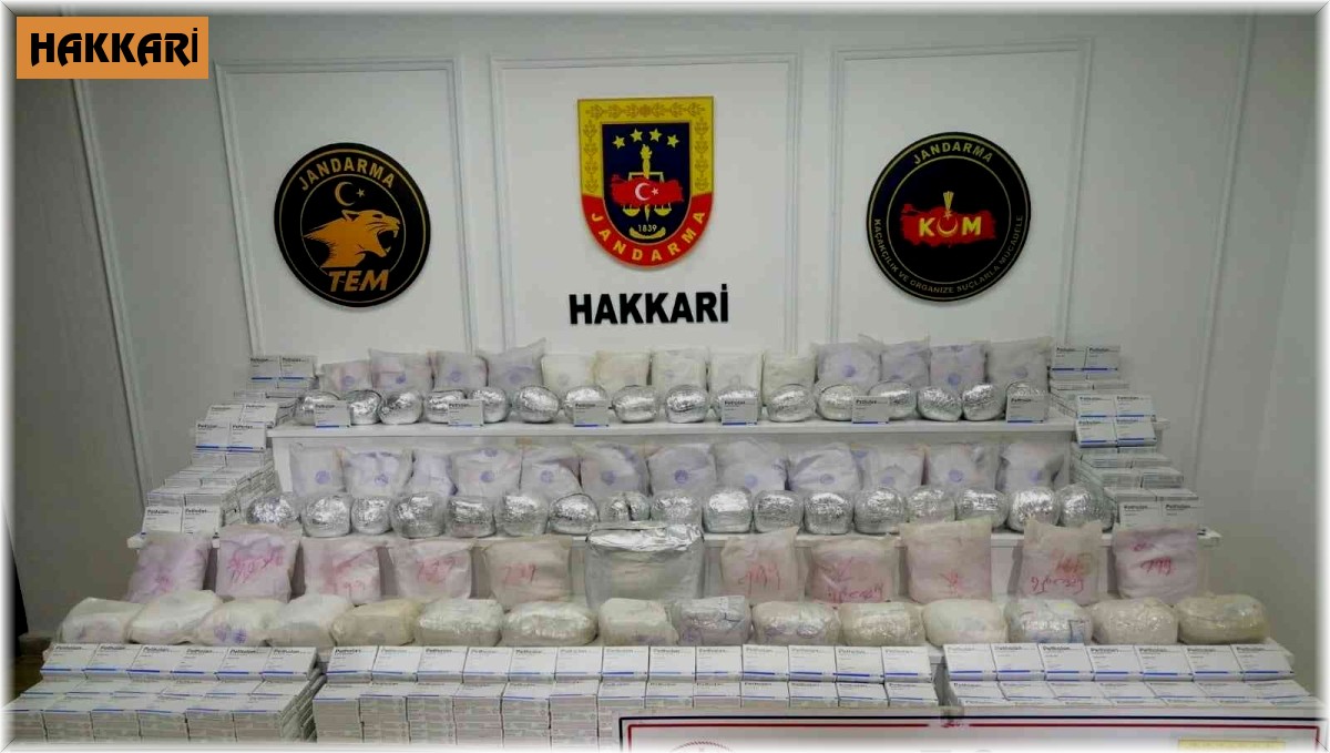 Hakkari'de 89 kilo eroin ele geçirildi