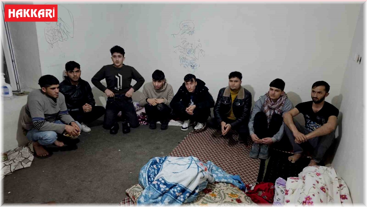 Hakkari'de 9 kaçak göçmen yakalandı