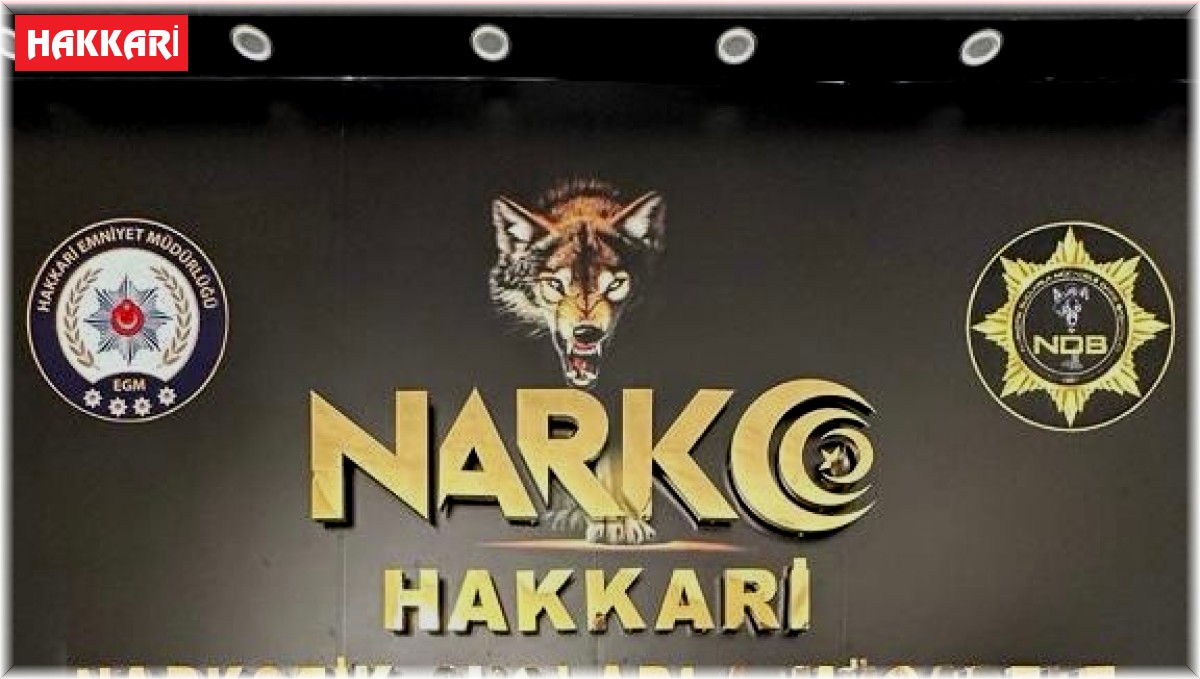 Hakkari'de afyon sakızı ele geçirildi