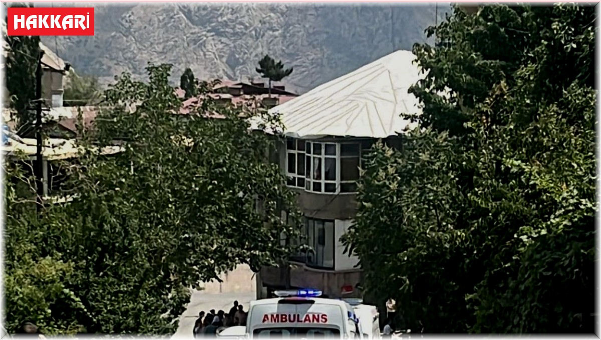 Hakkari'de aile kavgası: 1 ölü, 1 yaralı