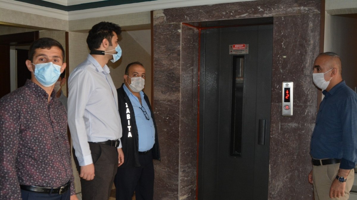 Hakkari'de asansörler denetlendi