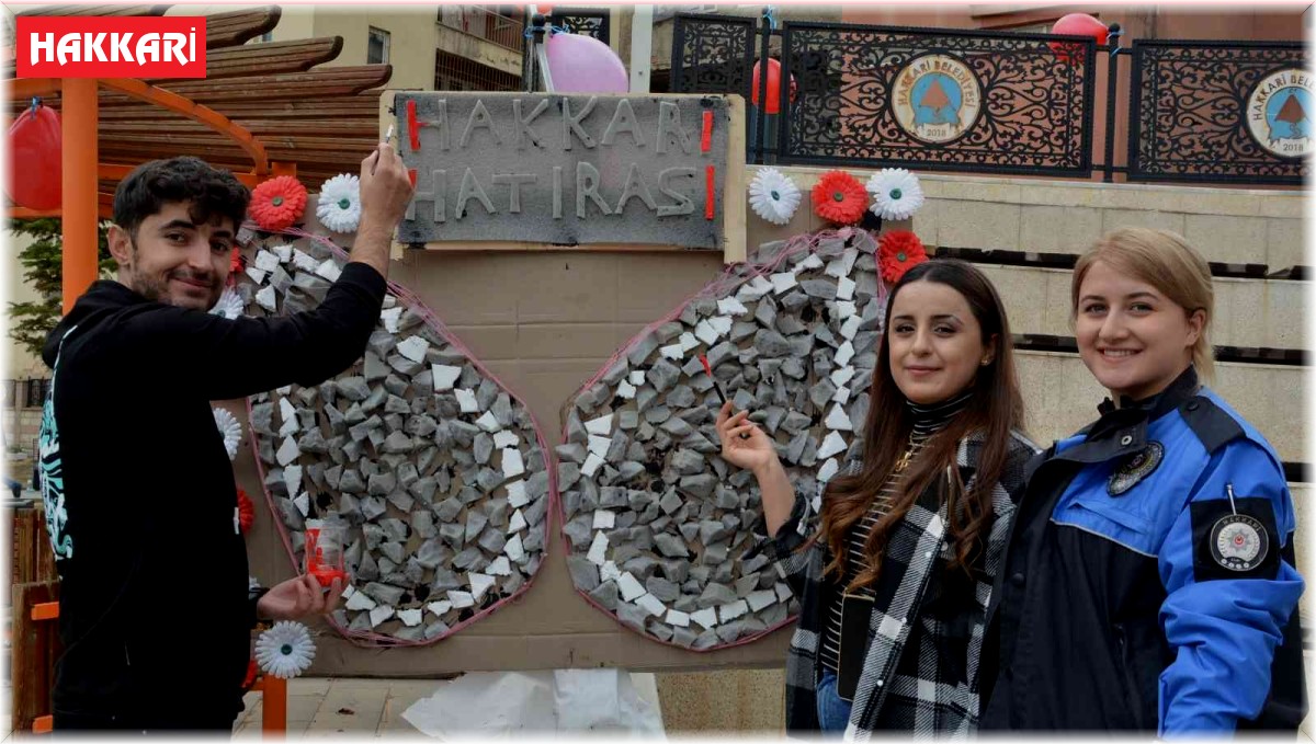 Hakkari'de atıklar sanata dönüşüyor