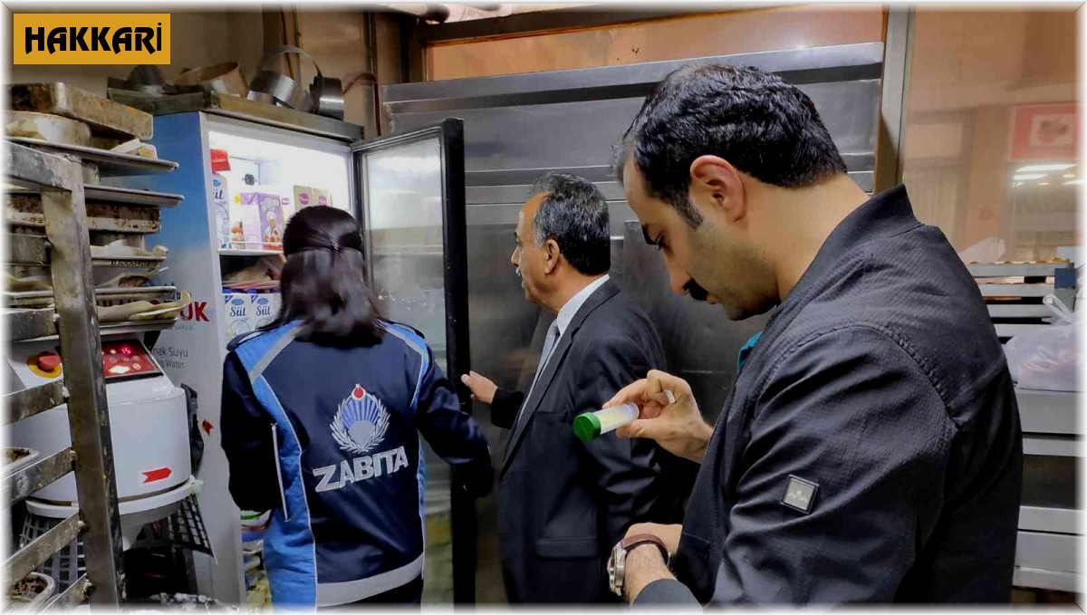 Hakkari'de bayram öncesi hijyen denetimi
