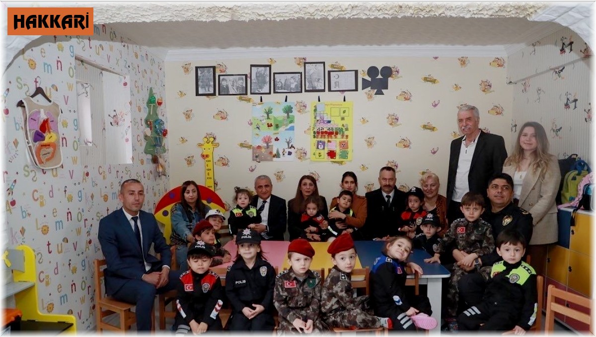 Hakkari'de çocuklar için trafik eğitimi alanı oluşturuldu