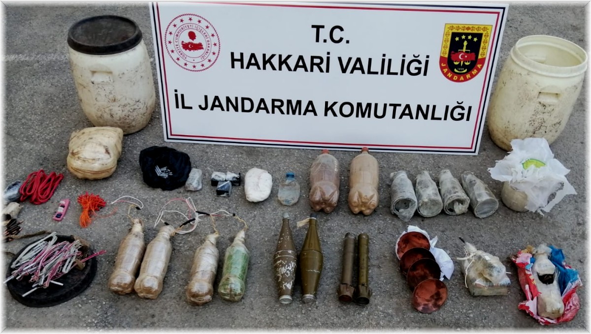 Hakkari'de çok sayıda mühimmat ele geçirildi, 6 örgüt mensubu yakalandı