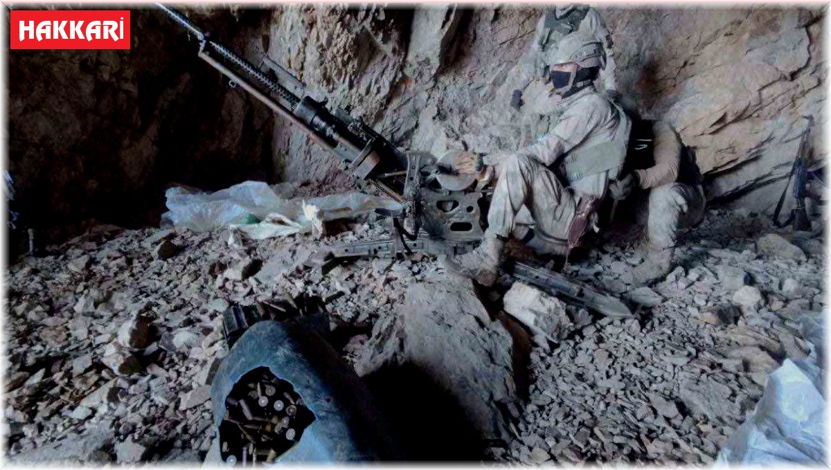 Hakkari'de çok sayıda silah ve mühimmat ele geçirildi