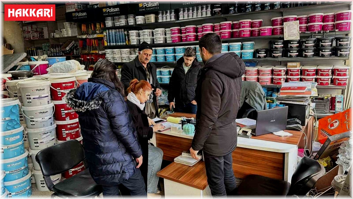 Hakkari'de ÇTV ve ruhsat denetimi