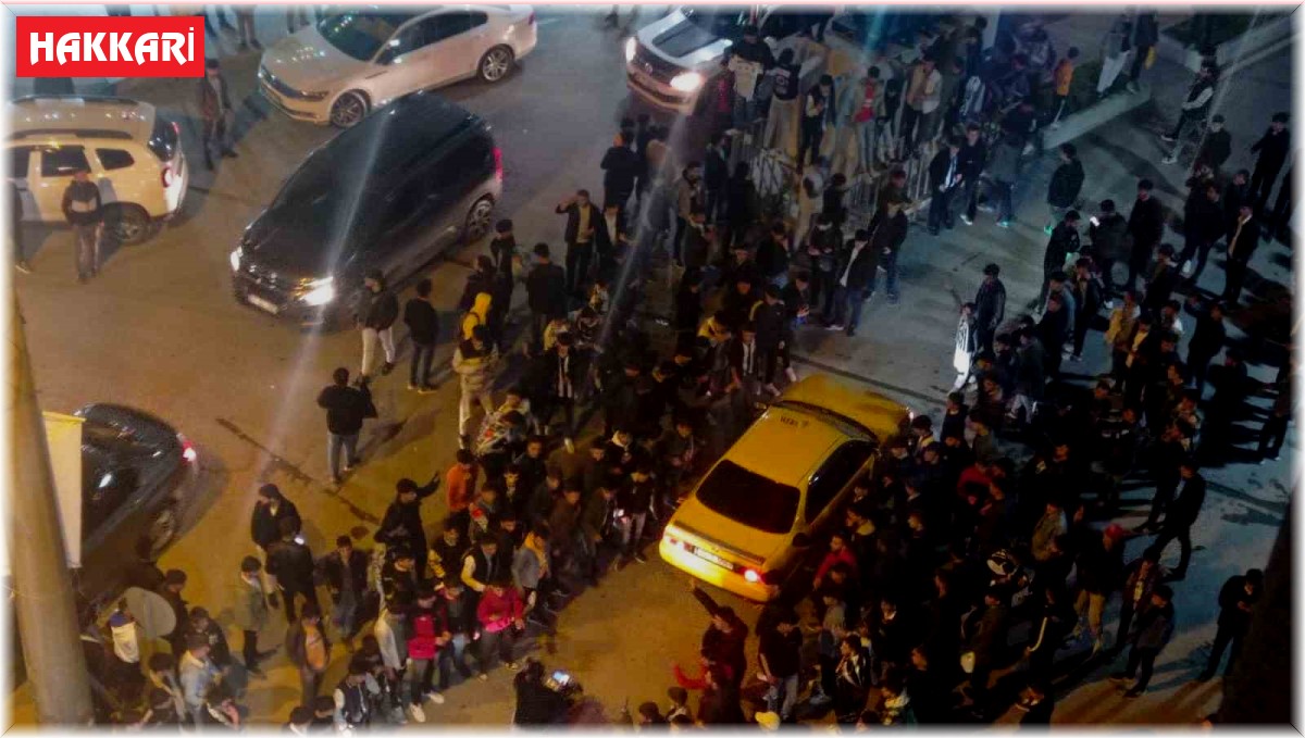 Hakkari'de derbi coşkusu