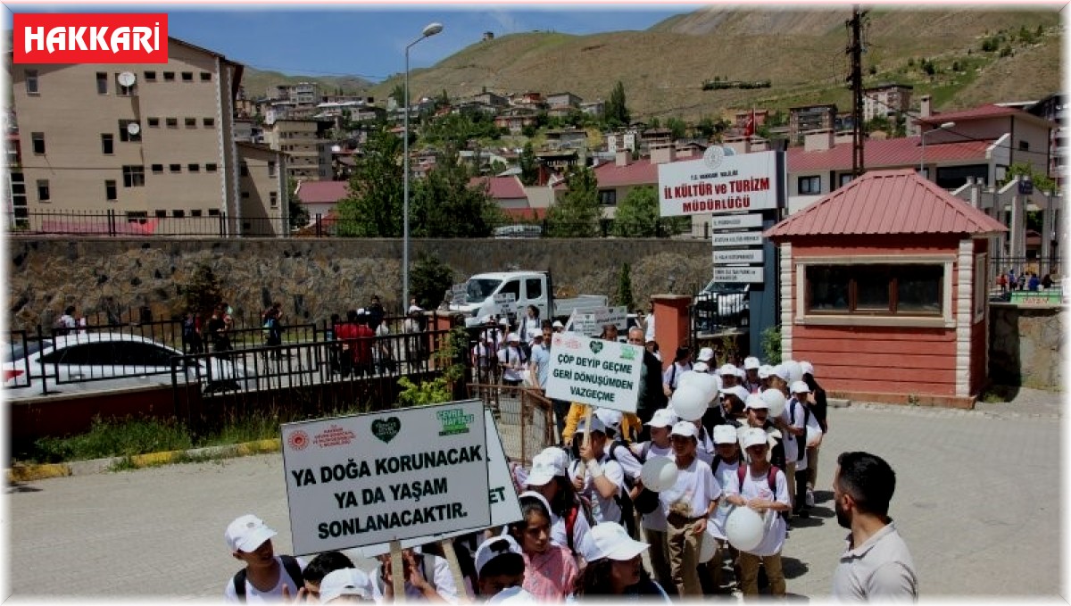 Hakkari'de Dünya Çevre Günü etkinlikleri devam ediyor