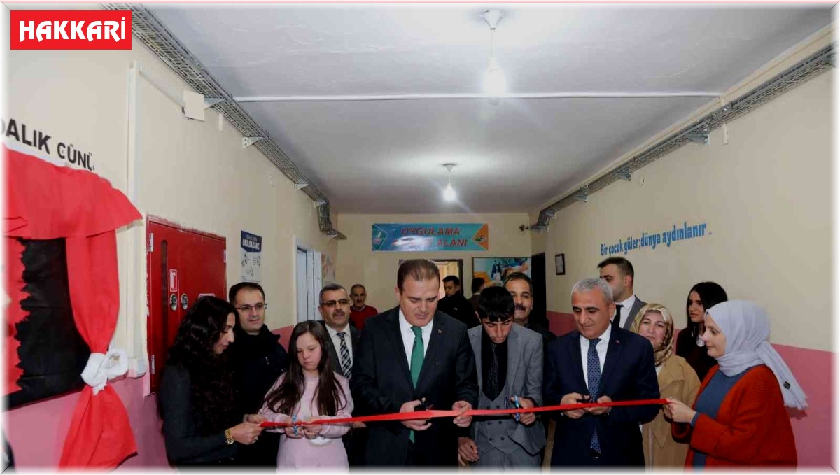 Hakkari'de "Duyu ve Hareket Alanı Uygulama Evi" açıldı