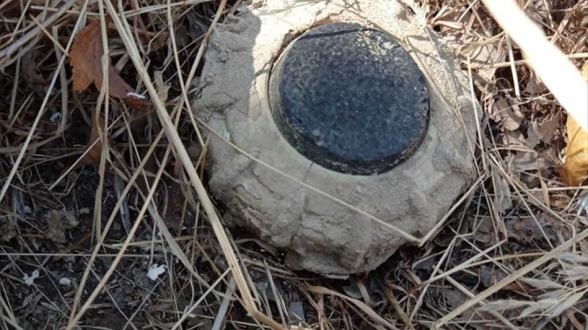 Hakkari'de ele geçirilen anti personel mayını imha edildi