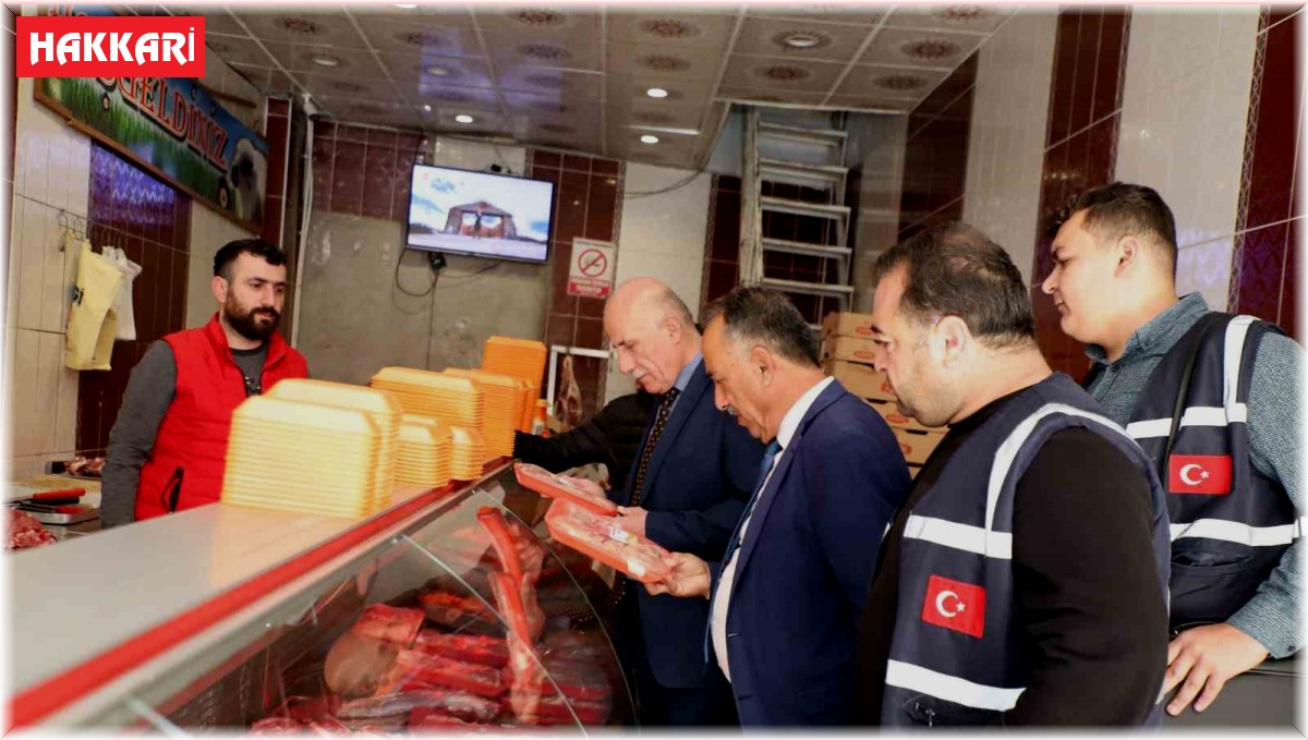 Hakkari'de fiyat denetimi yapıldı