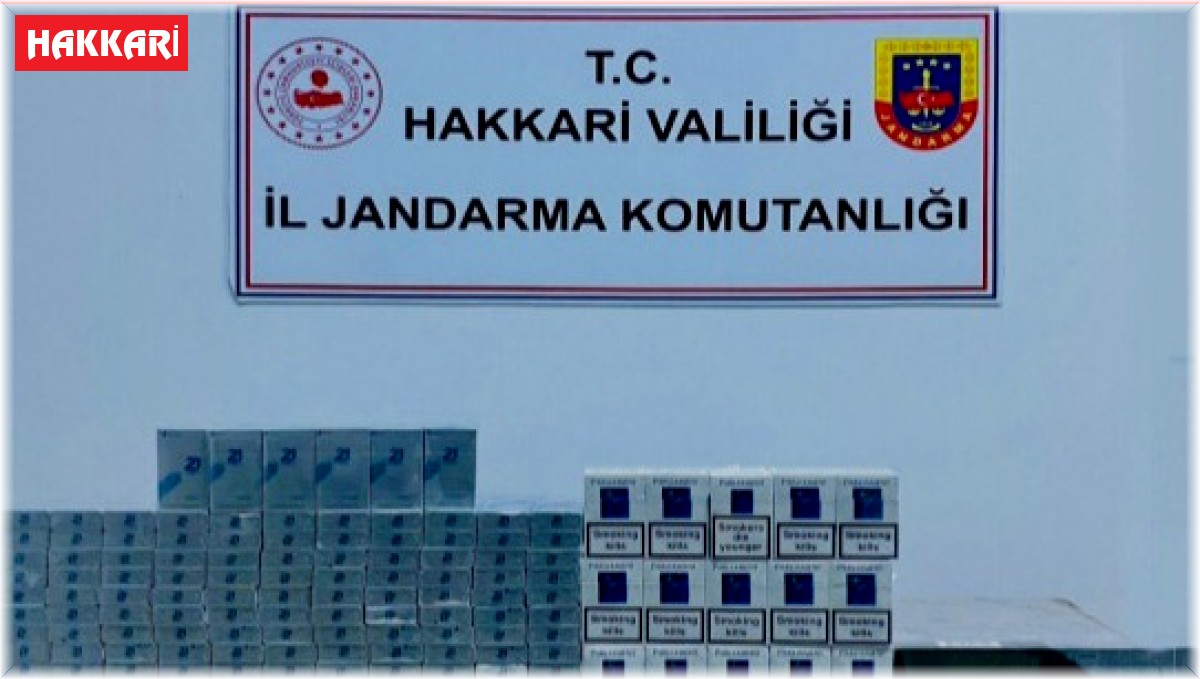 Hakkari'de gümrük kaçağı malzeme ele geçirildi