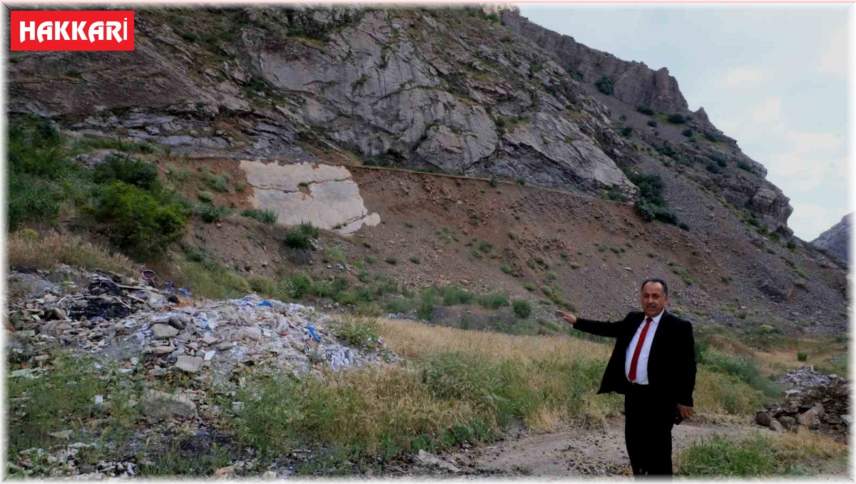 Hakkari'de hafriyat döküm alanı belirlendi